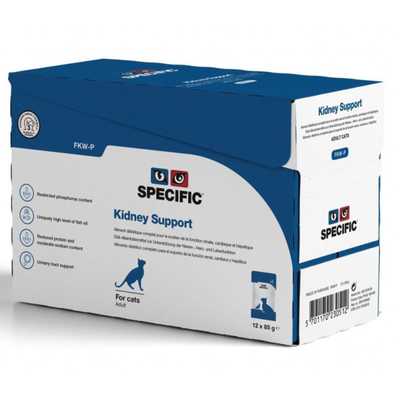 SPECIFIC Kidney Support – våtfôr til katt med støtte for nyrefunksjon (12 x 85 g)