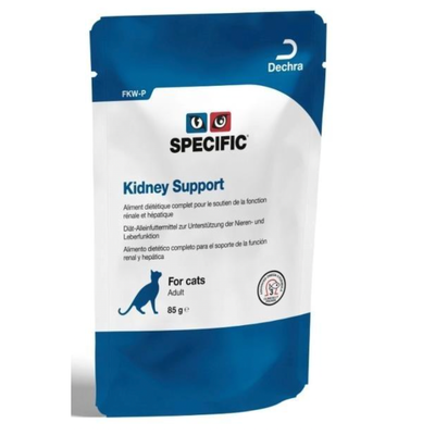 SPECIFIC Kidney Support – våtfôr til katt med støtte for nyrefunksjon (12 x 85 g)
