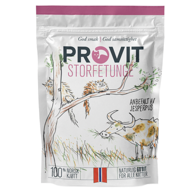 Provit godbit- Storfetunge til katt