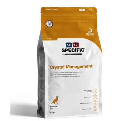 SPECIFIC Crystal Management – veterinærfôr til katt for støtte av urinveiene