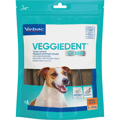 VIRBAC - VEGGIDENT FRESH - Vegetabilske tyggepinne til hunder